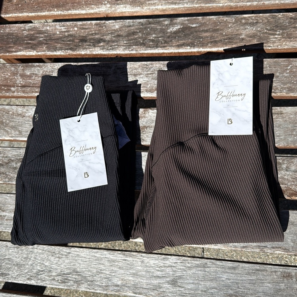 NWT - BUNDLE - Buffbunny Collection - Material Girl Ribbed Leggings - Size SMALL